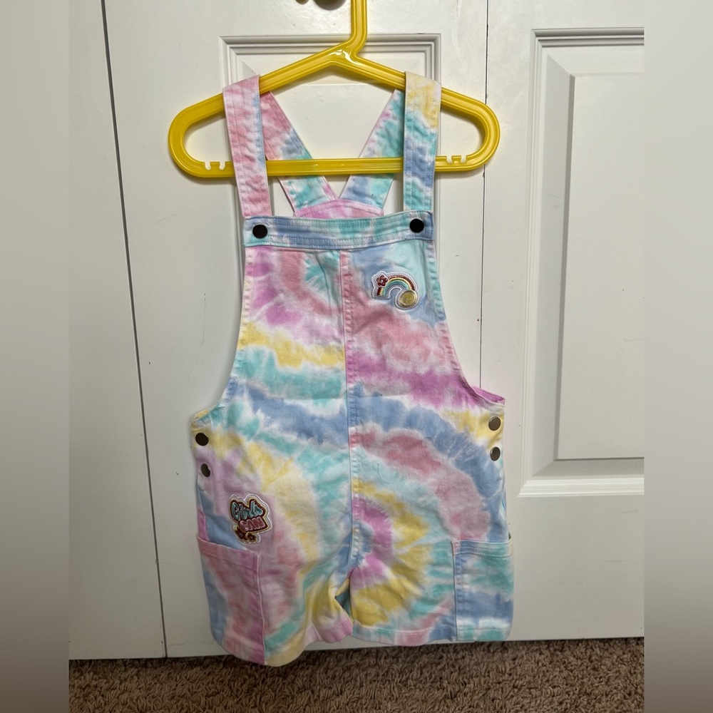 One piece short rompers for girls ages between 4-7